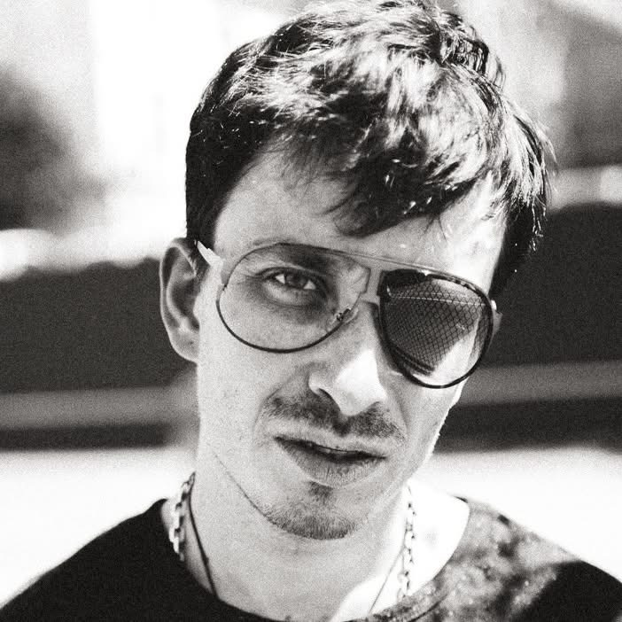 Evgeniy Lapchenko — press portrait, black-and-white